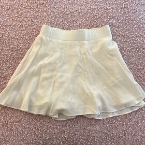 White shirt skirt